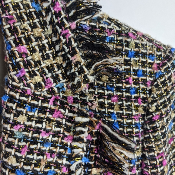 Cache blounce tweed fringe jacket blazer - Picture 8 of 9